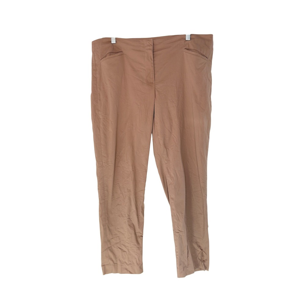 J. Jill Pants Tan Khaki Basic Neutral Business Office Work Career Trousers 14